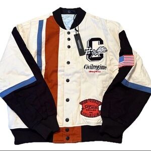 Civil Regime Men's “Racing” Bomber Jacket